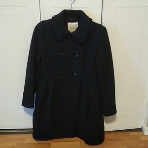 Kate Spade Wool Pea Coat with Bow